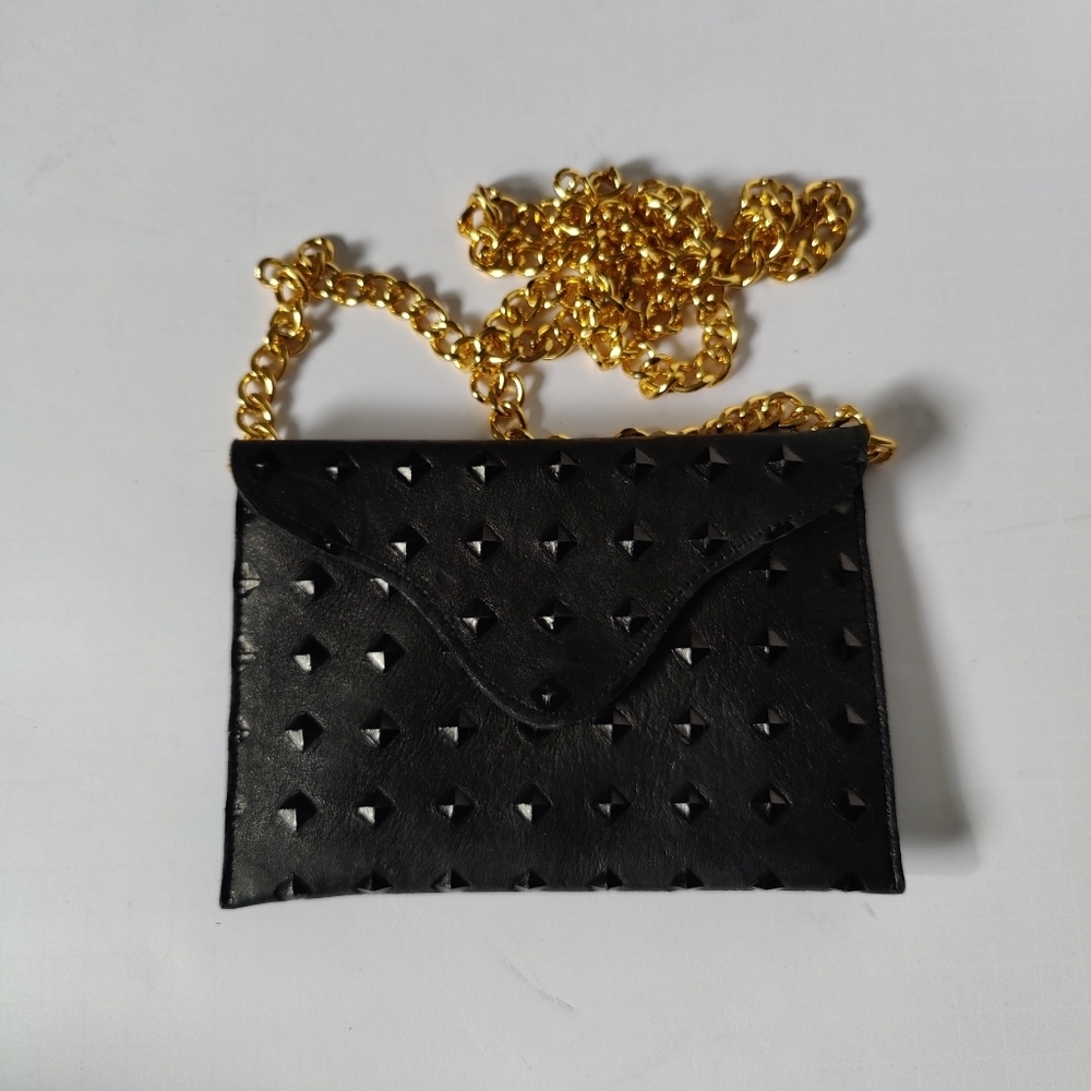JJ Winters BOHO Polka Dot Embossed Leather Crossbody - Picture 4 of 7